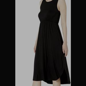 Daily Ritual Black Midi Dress